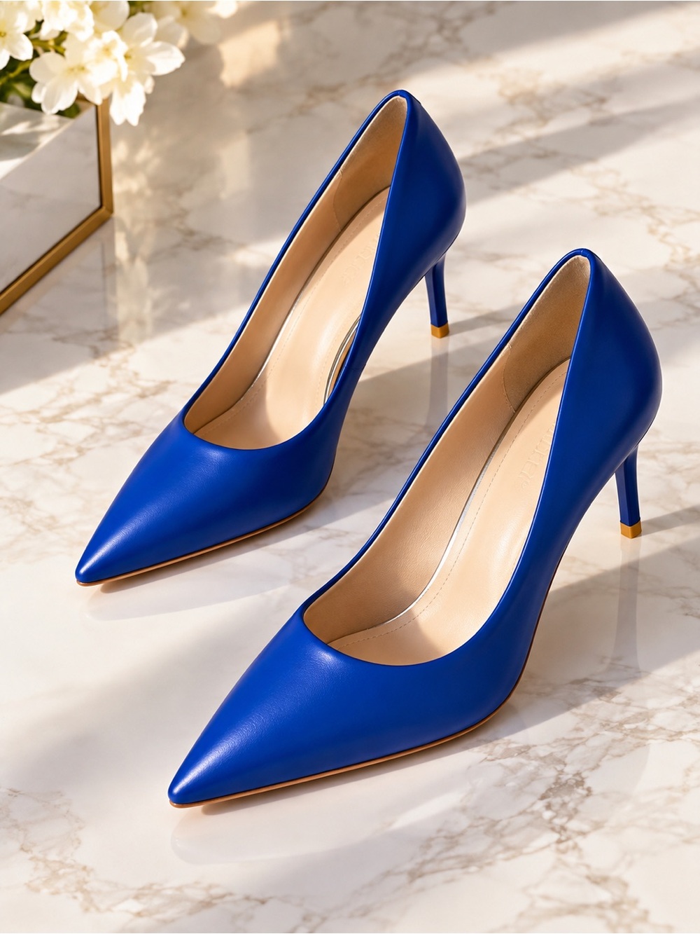 Royal Blue Pointed-Toe Stiletto Heels – Elegant Pumps